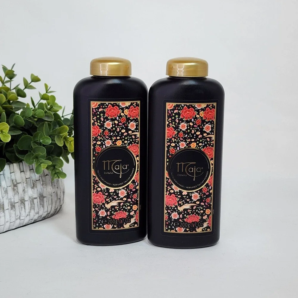 Maja Perfumed Talcum Powder Floral & Fresh 7 oz (200g) - Lot of 2